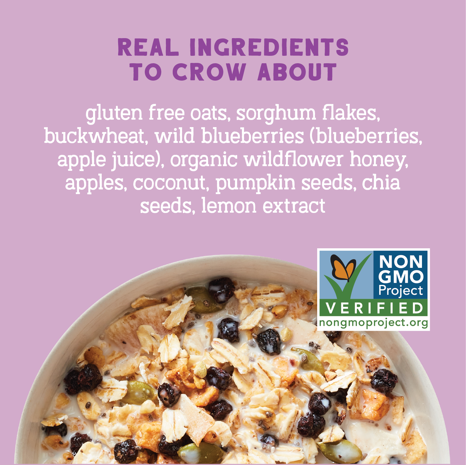 Wild & Free Blueberry Chia Muesli, 12oz