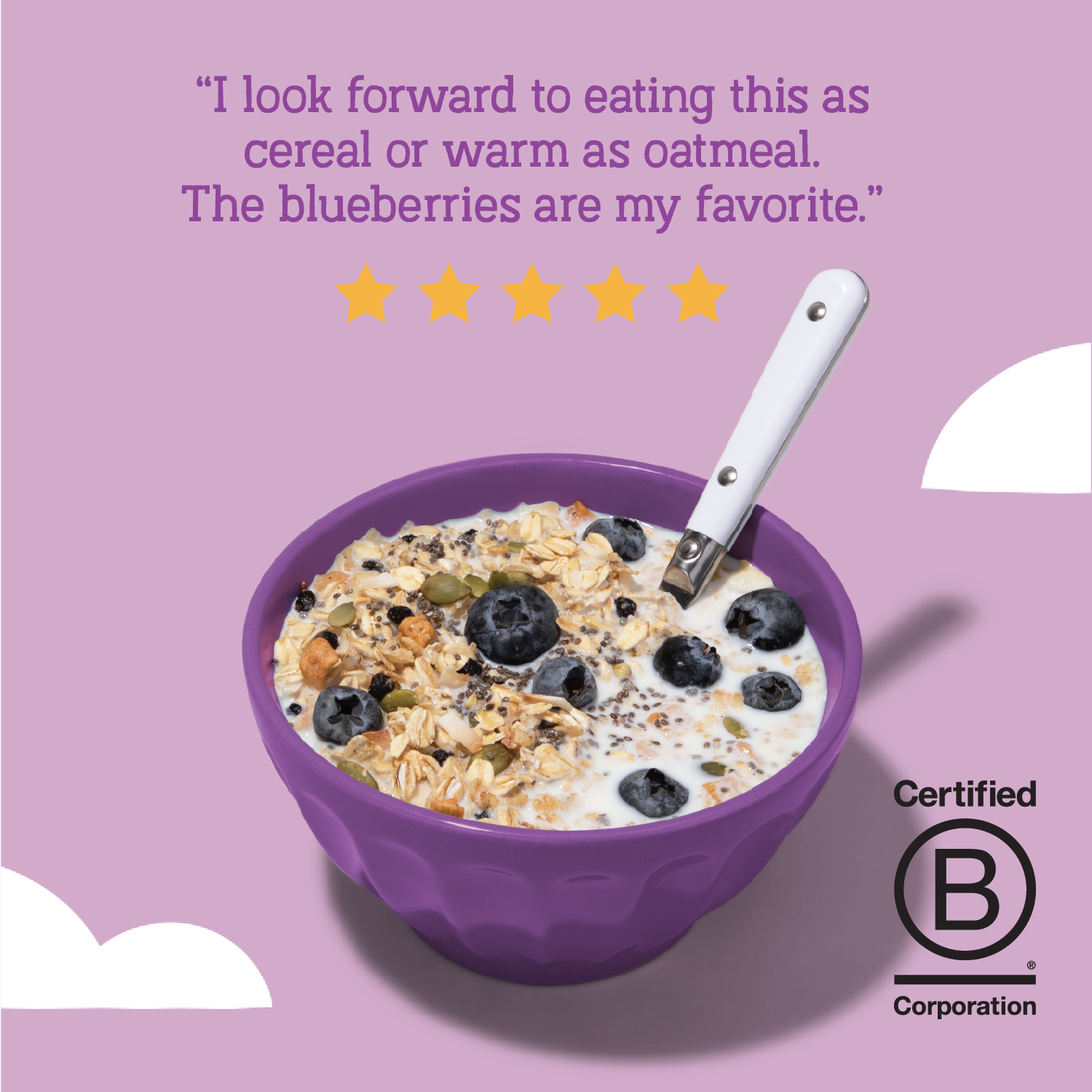 Wild & Free Blueberry Chia Muesli Eco-Pack, 32oz