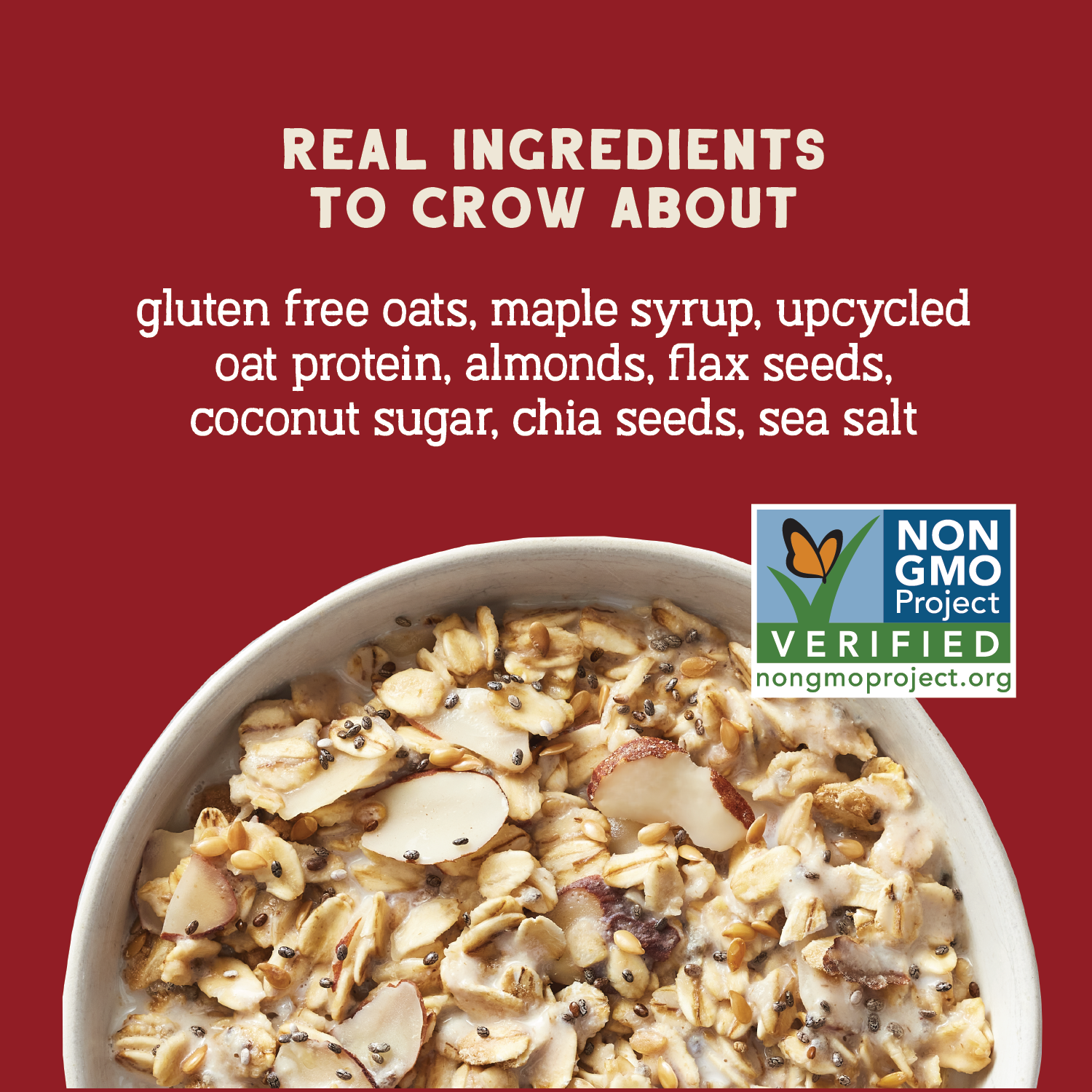 Maple Almond Protein Oats, 32oz