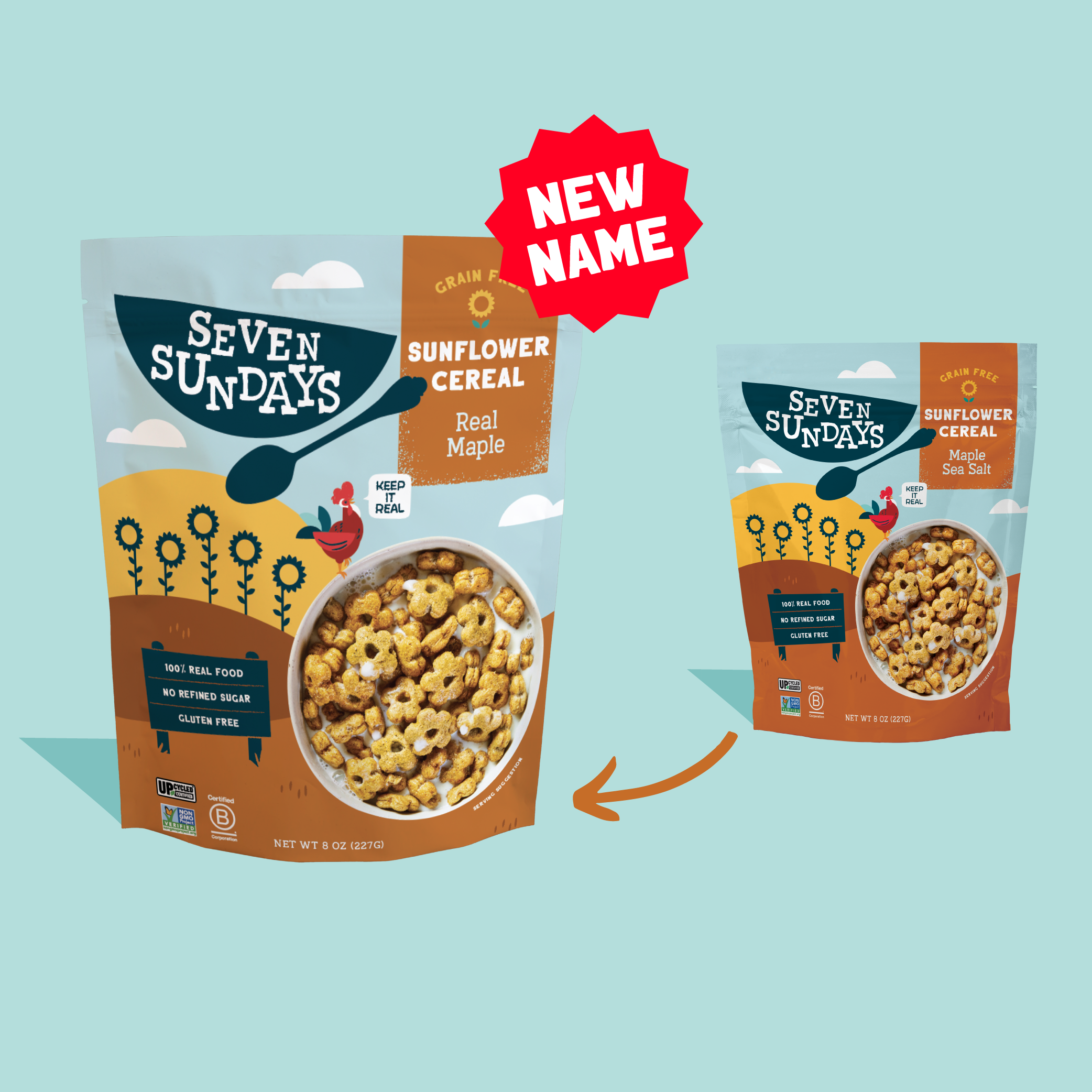 Real Maple Sunflower Cereal – Seven Sundays