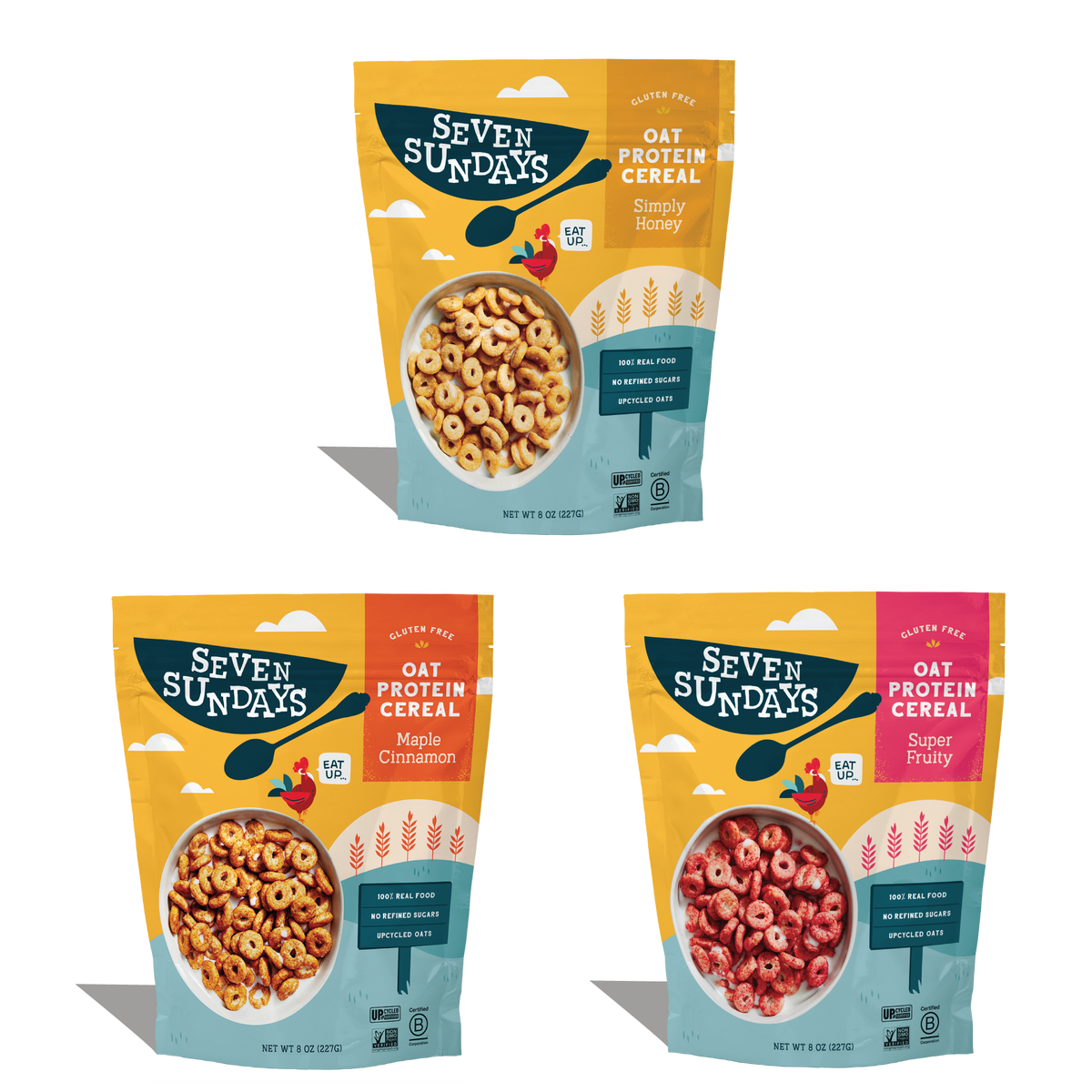 Oat Protein Cereal Variety Pack – Seven Sundays