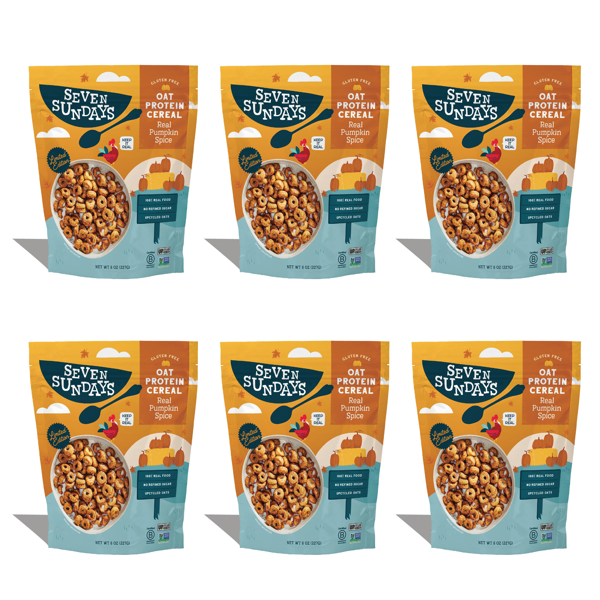 Real Pumpkin Spice Oat Protein Cereal
