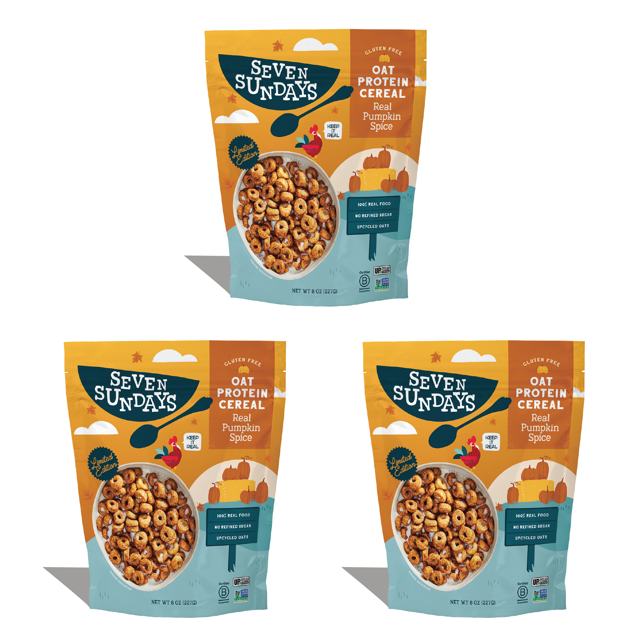Real Pumpkin Spice Oat Protein Cereal