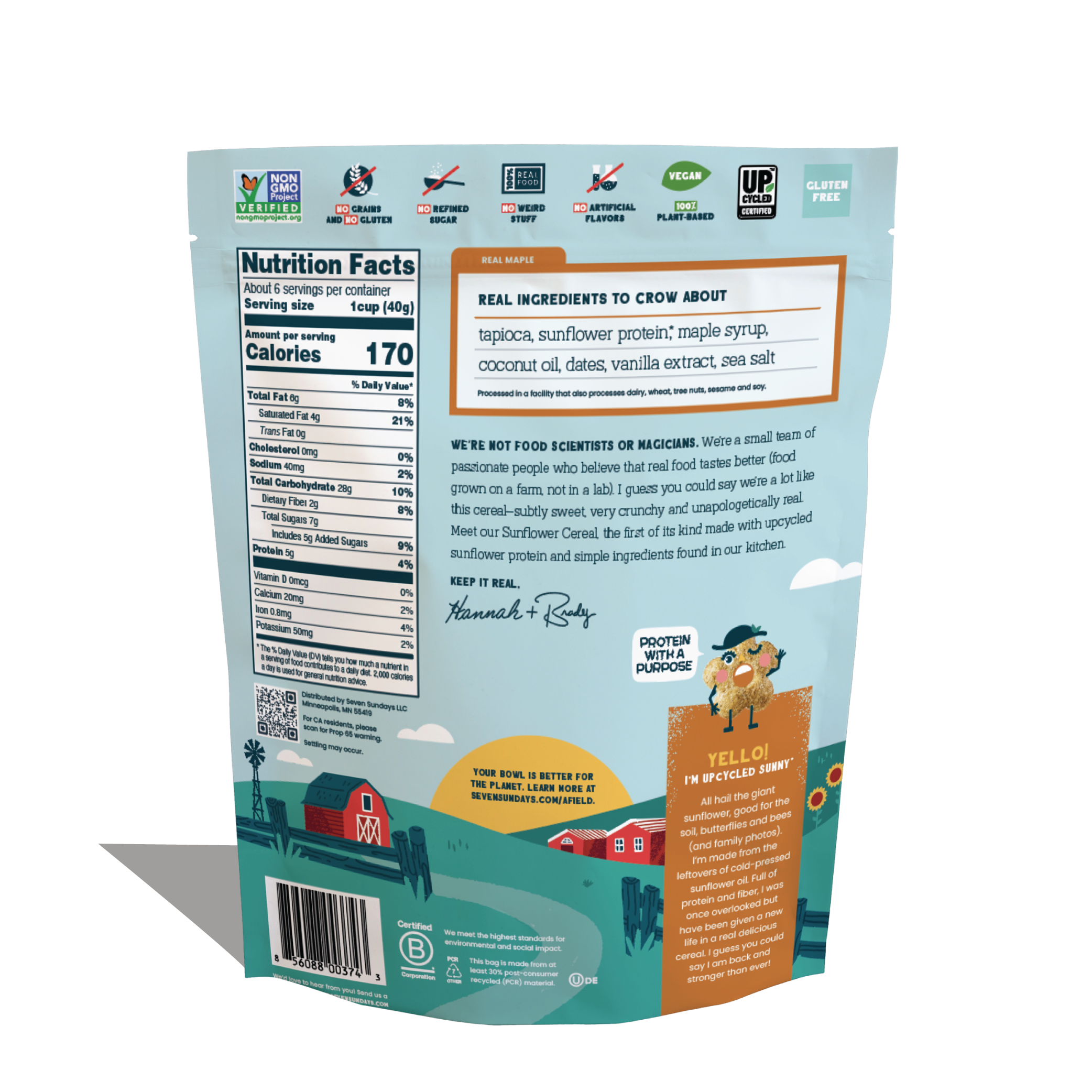 Maple Sea Salt Sunflower Cereal