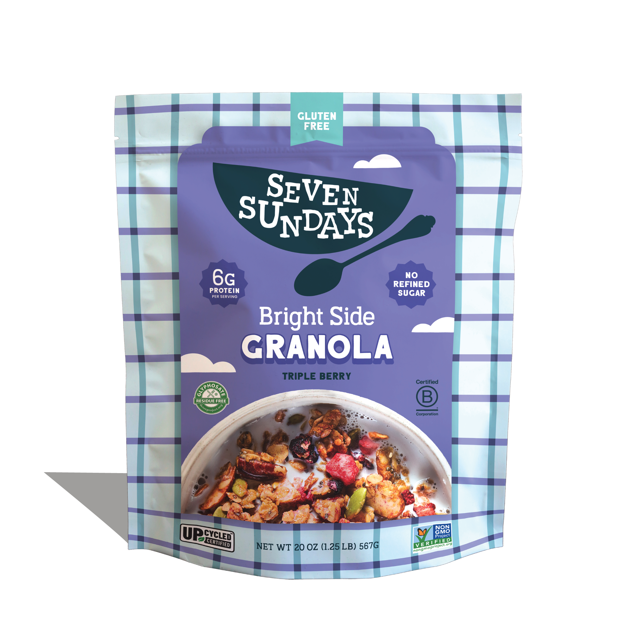 Bright Side Gluten-Free Granola 20 oz – Seven Sundays