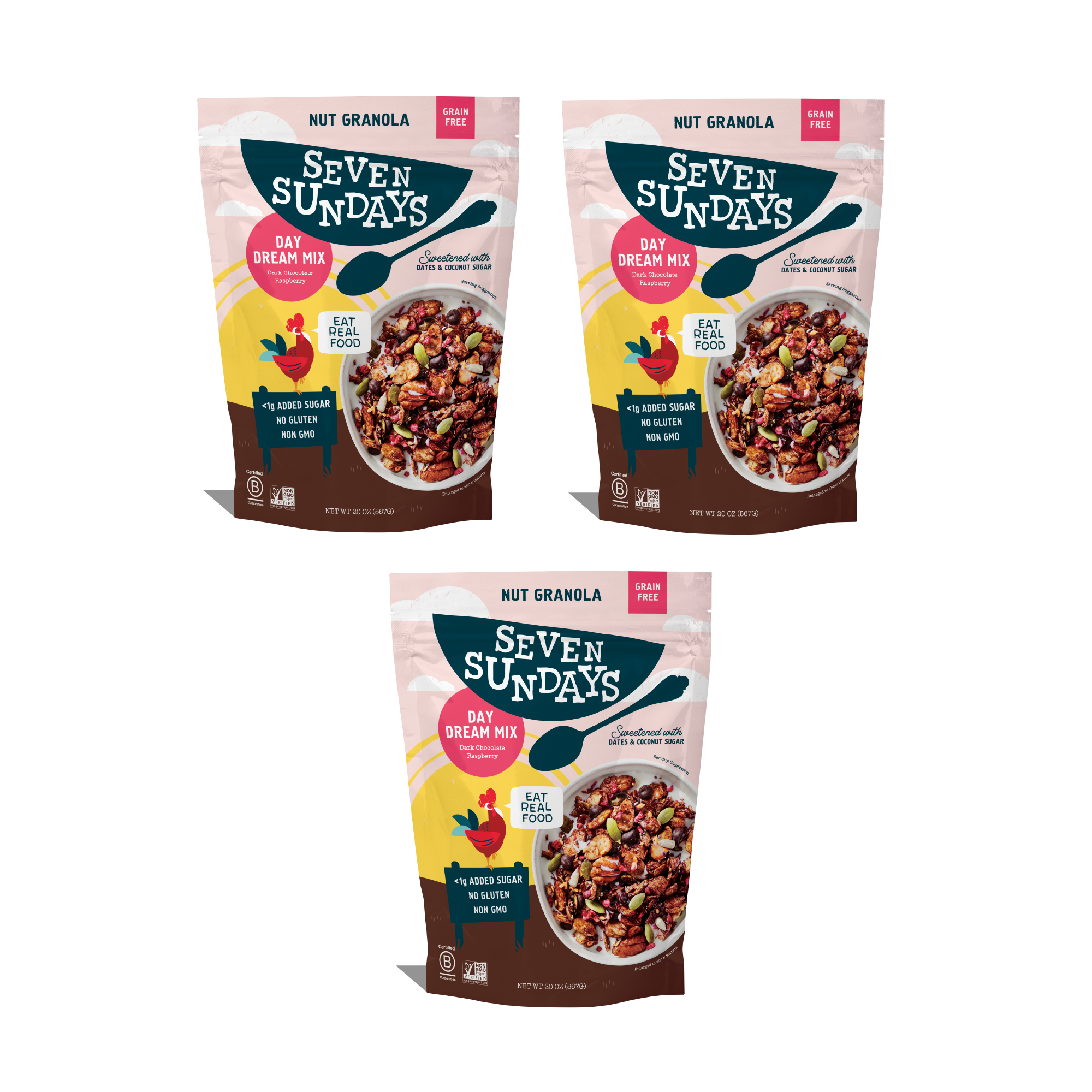 Day Dream Chocolate Raspberry Grain-Free Granola, 20oz