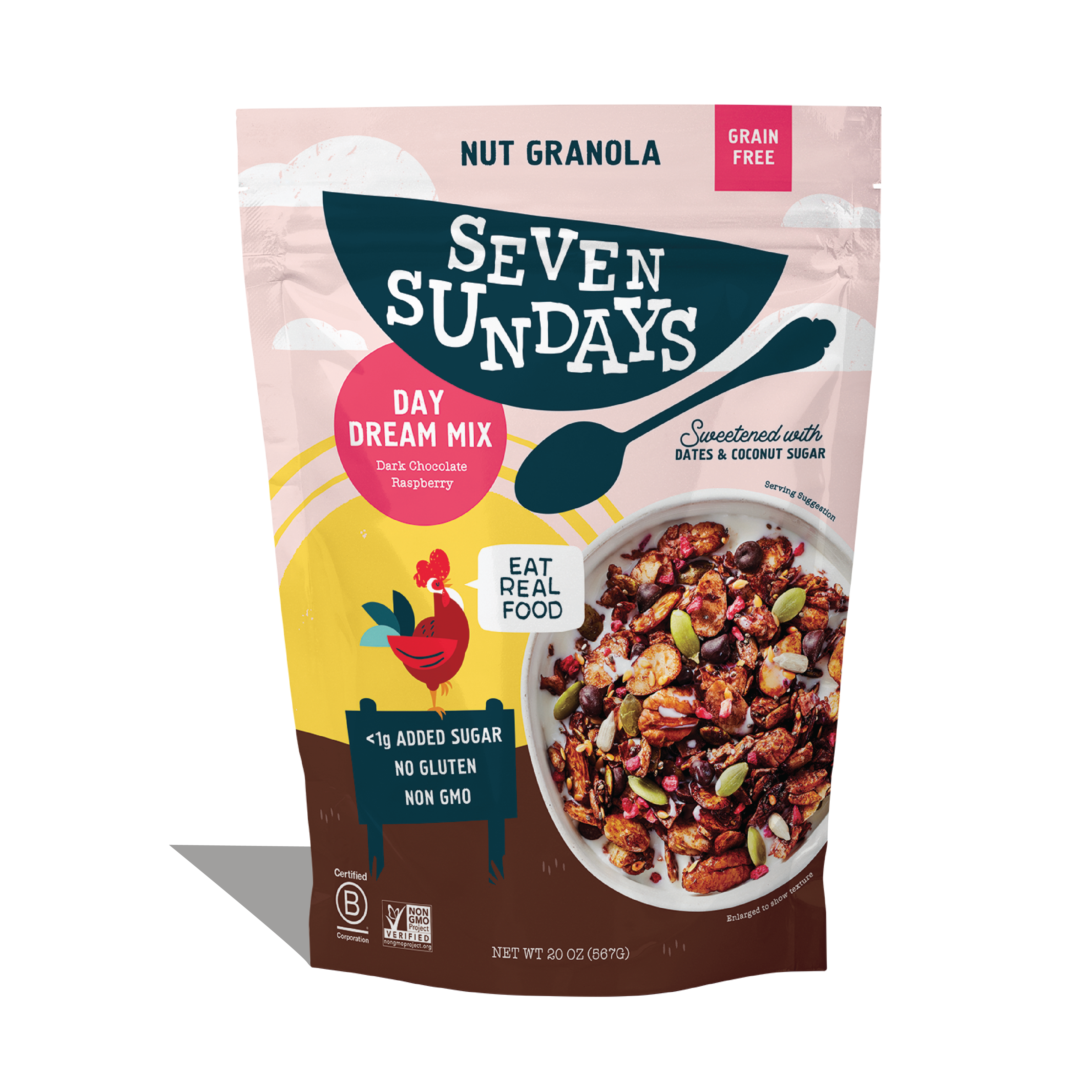Day Dream Chocolate Raspberry Grain-Free Granola, 20oz