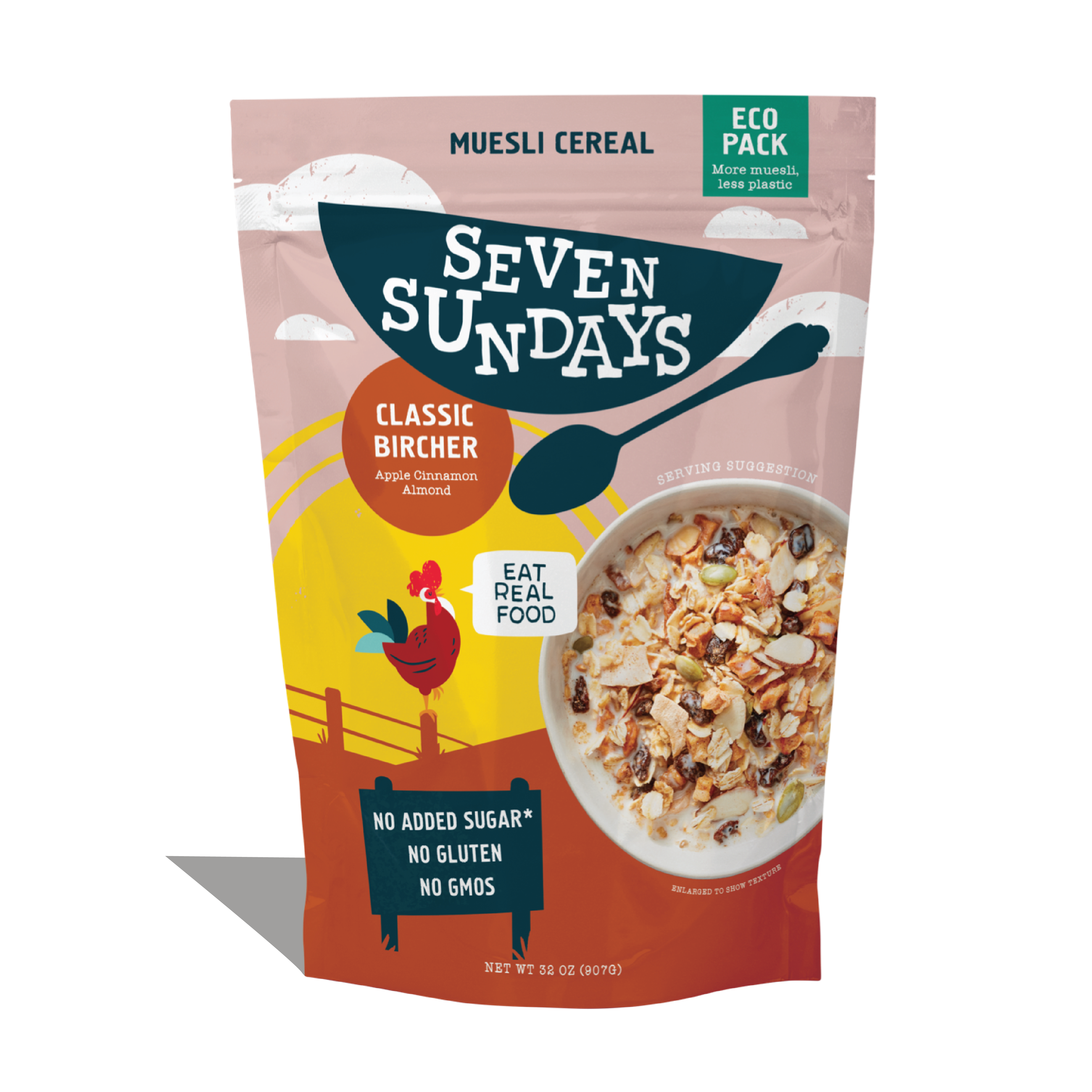 Classic Bircher Apple Cinnamon Muesli Eco-Pack, 32oz