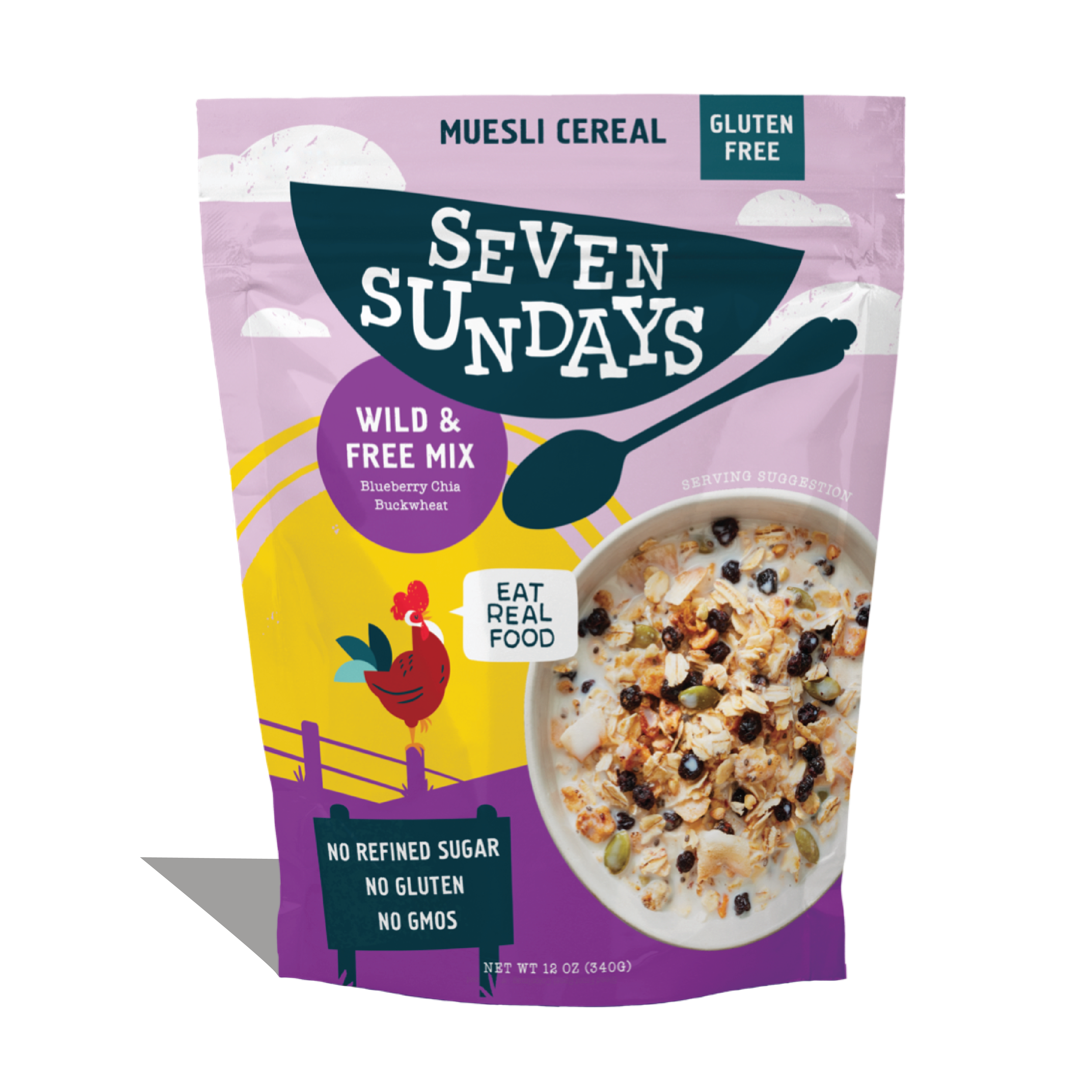 Wild & Free Blueberry Chia Muesli, 12oz