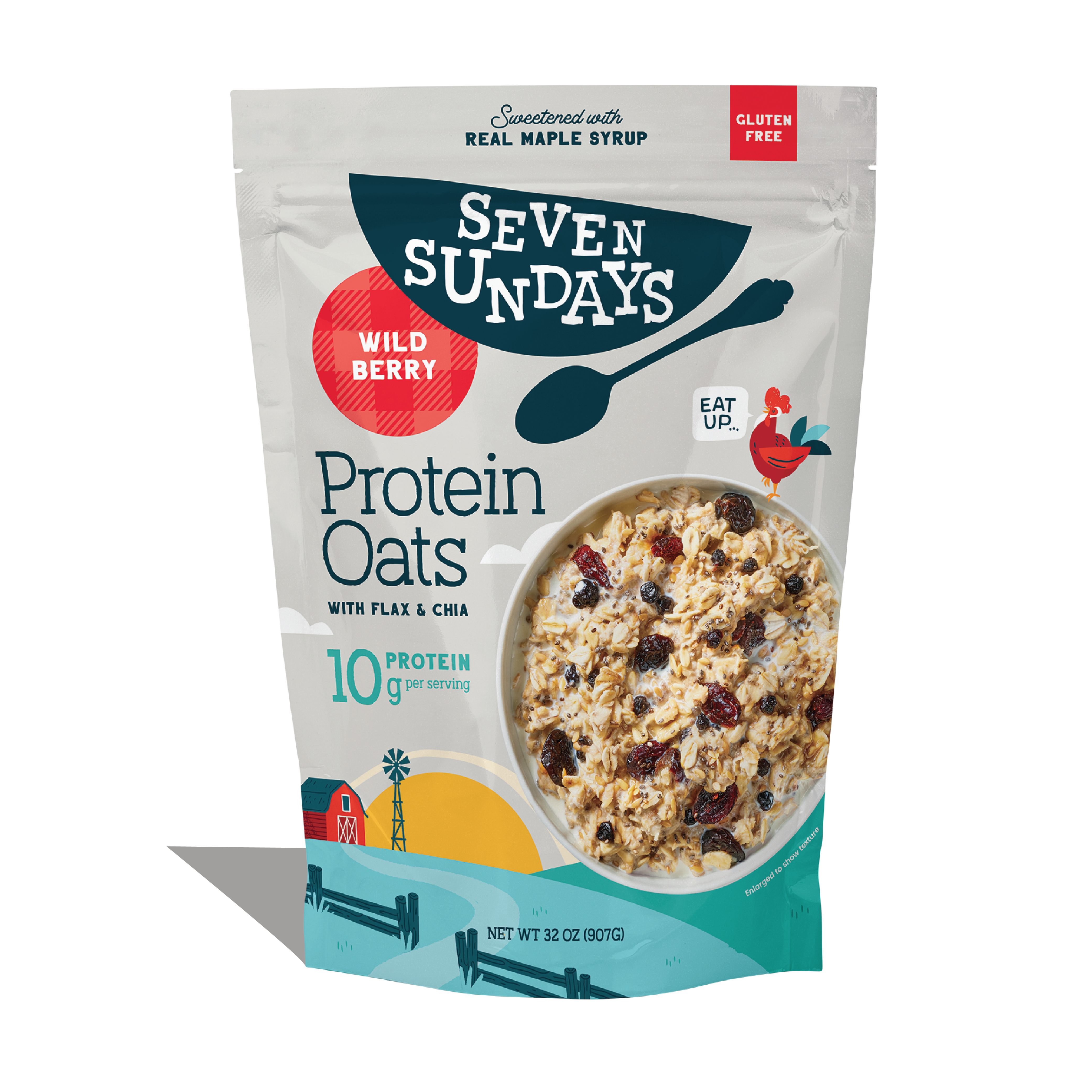 Wildberry Protein Oats, 32oz