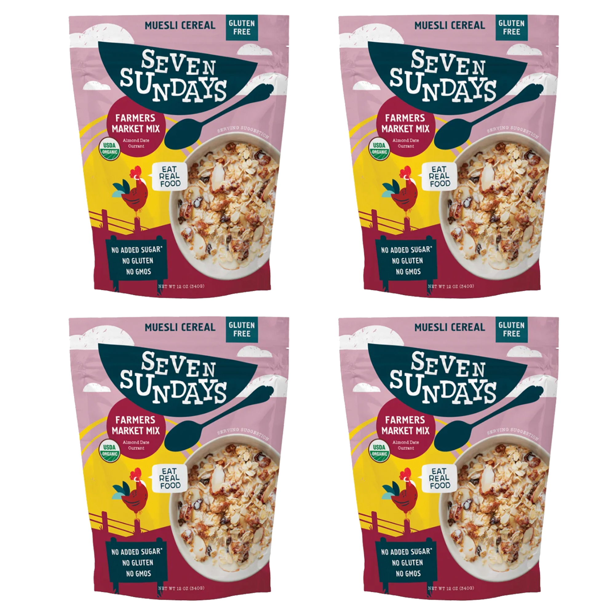 Organic Farmers Market Almond Date Muesli, 12oz