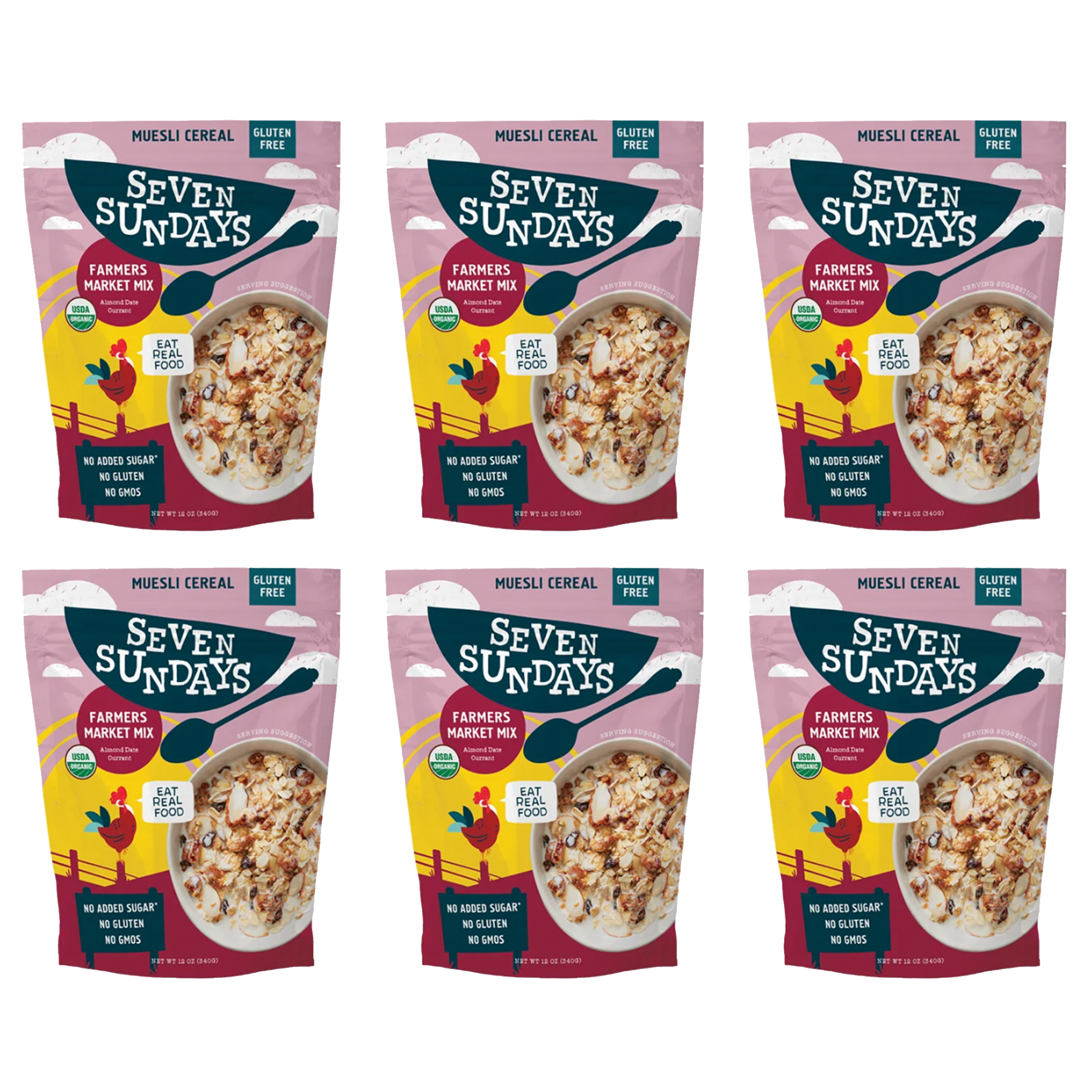 Organic Farmers Market Almond Date Muesli, 12oz