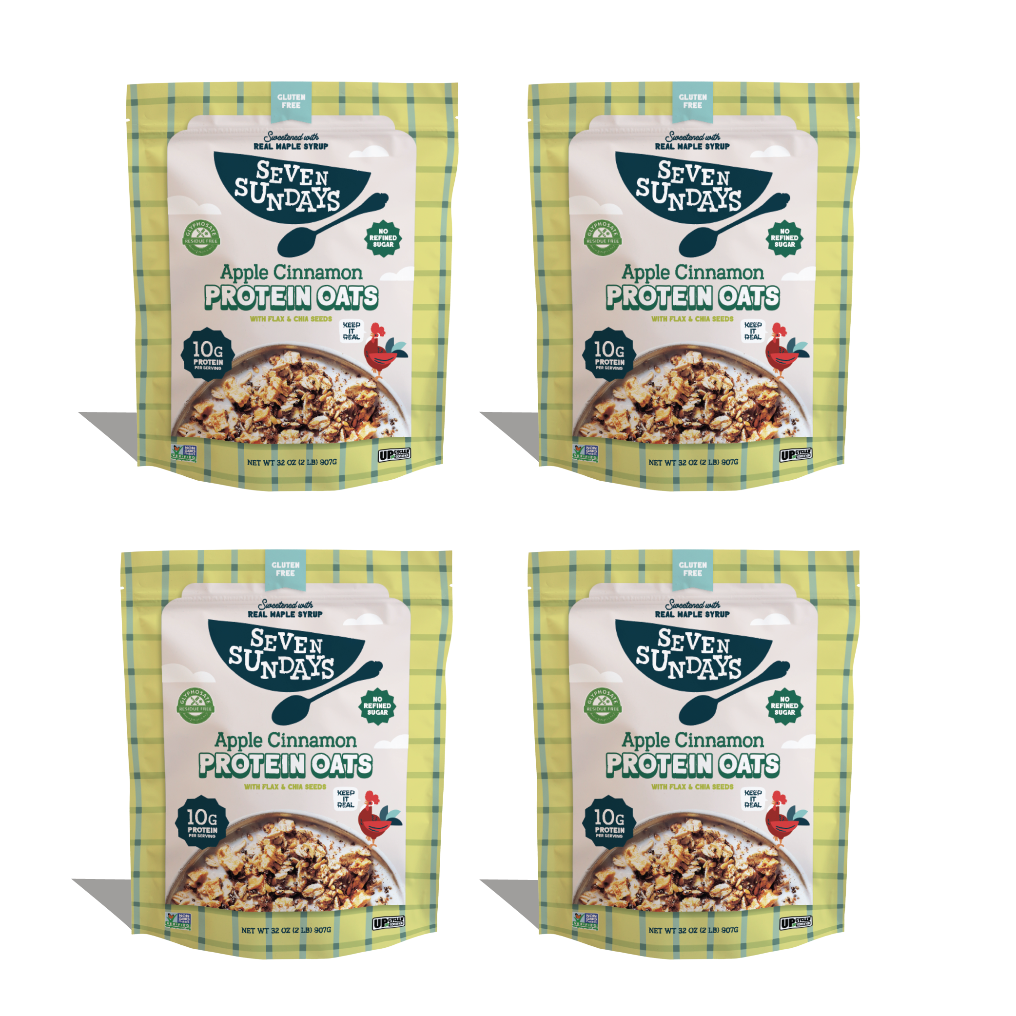 Apple Cinnamon Protein Oats, 32oz