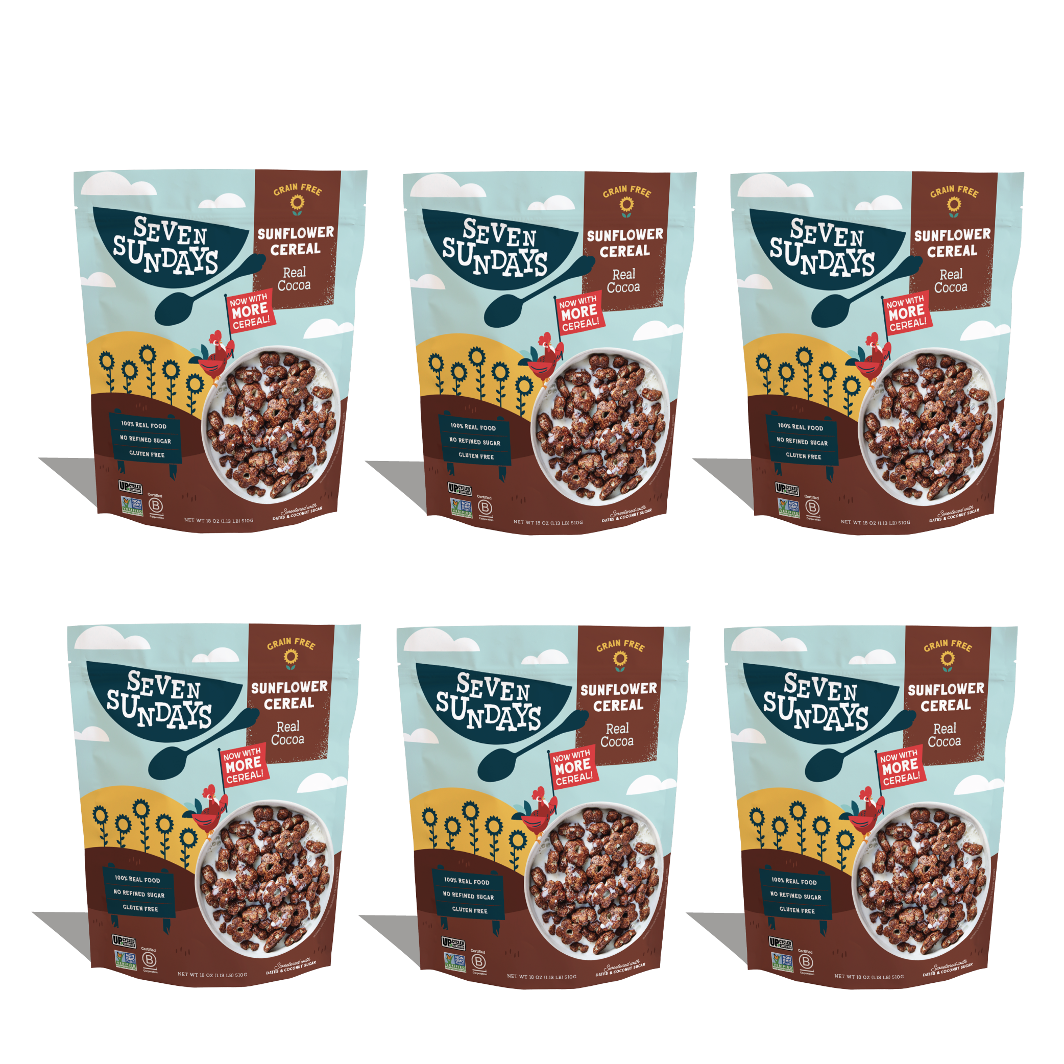 Real Cocoa Sunflower Cereal 18oz