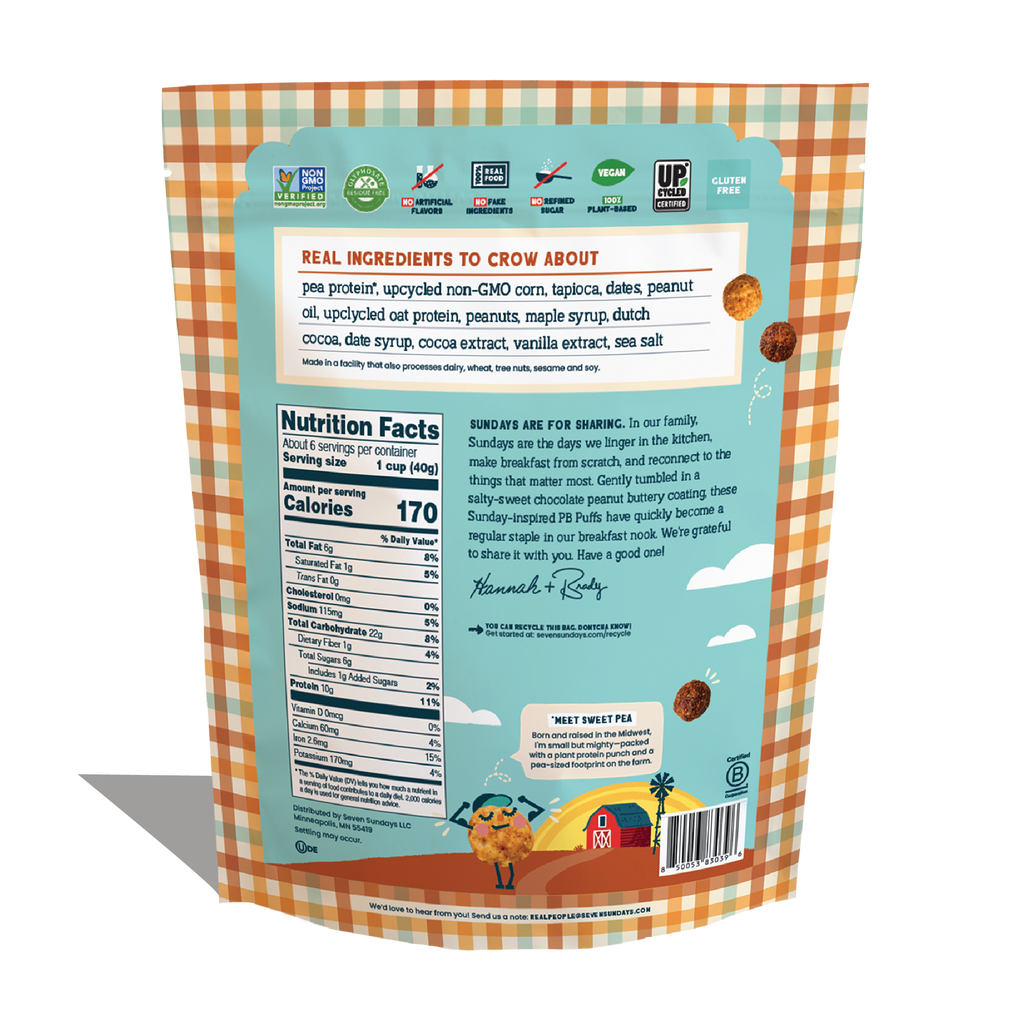 PB Puffs Chocolate Peanut Butter Cereal – Seven Sundays