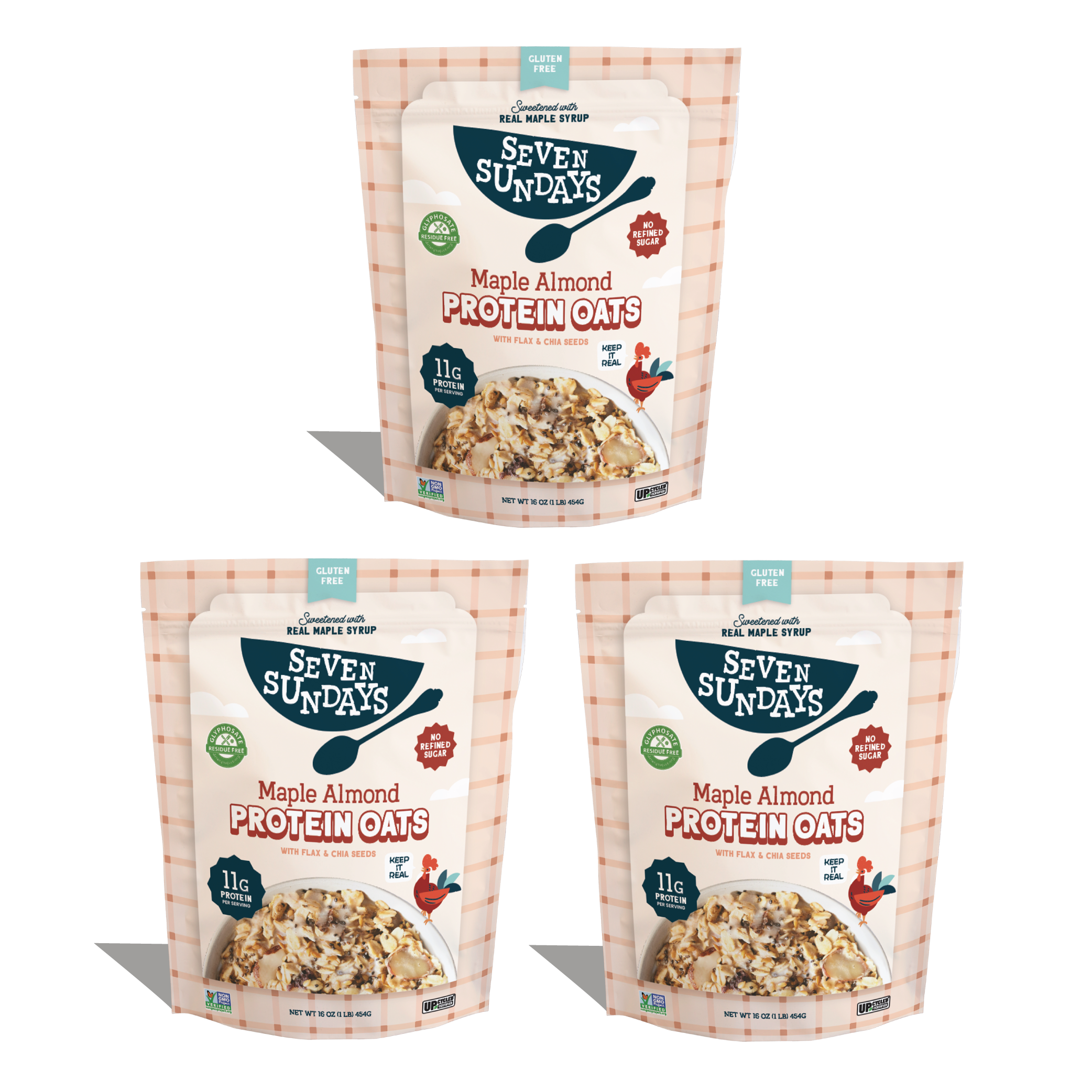 Maple Almond Protein Oats, 16oz
