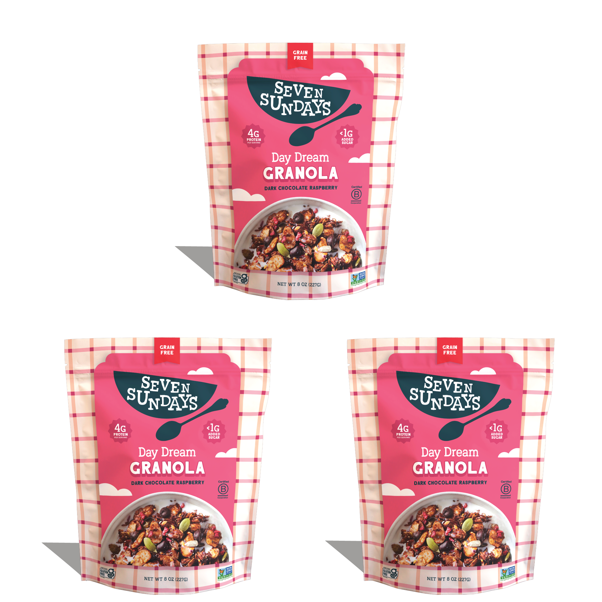 Day Dream Chocolate Raspberry Grain-Free Granola, 8oz