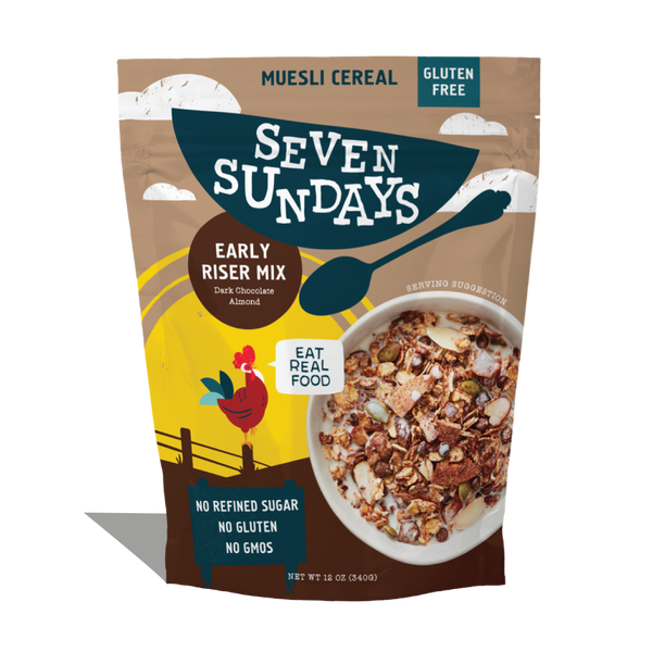 Early Riser Dark Chocolate Muesli, 12oz – Seven Sundays